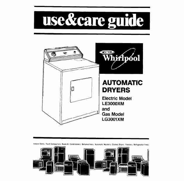 Whirlpool Clothes Dryer LE3000XM-page_pdf